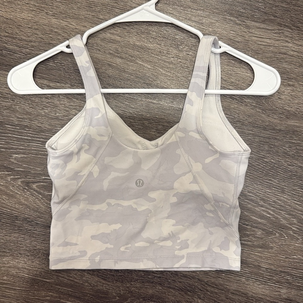 Lululemon Align Tank, white camo, size 2 - Picture 2 of 8